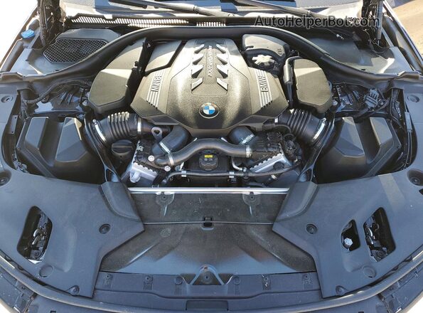 WBAJS7C0XLCD83774 2020 BMW M5 Gray Вид задньої частини салону