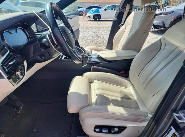 WBAJV6C52JBJ99166 2018 BMW 6 SERIES Gray Вид салону спереду
