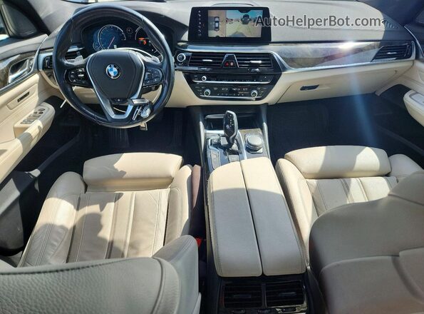 WBAJV6C52JBJ99166 2018 BMW 6 SERIES Gray Вид панелі приладів