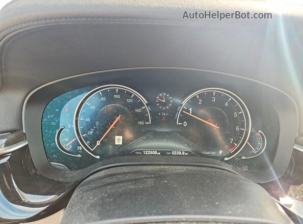 WBAJV6C52JBJ99166 2018 BMW 6 SERIES Gray Вид щитка приладів