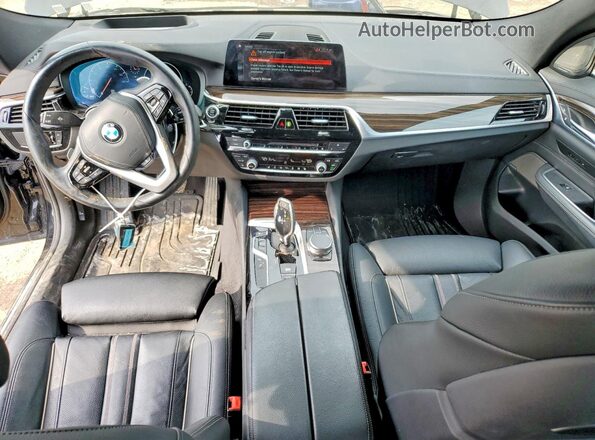 WBAJV6C59KBK08396 2019 BMW 6 SERIES Black Առջևի վահանակի տեսք