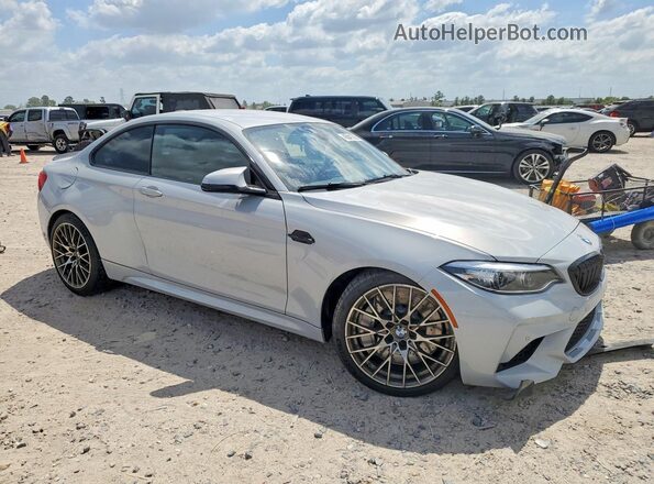 WBS2U7C59KVB09331 2019 BMW M2 Silver Передня права чверть
