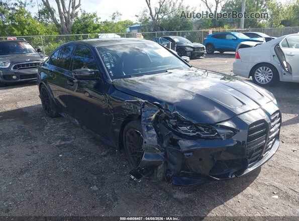 WBS33AY03RFS16488 2024 BMW M3 Черный Вид спереди