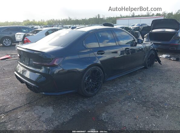 WBS33AY03RFS16488 2024 BMW M3 Черный Задняя правая четверть