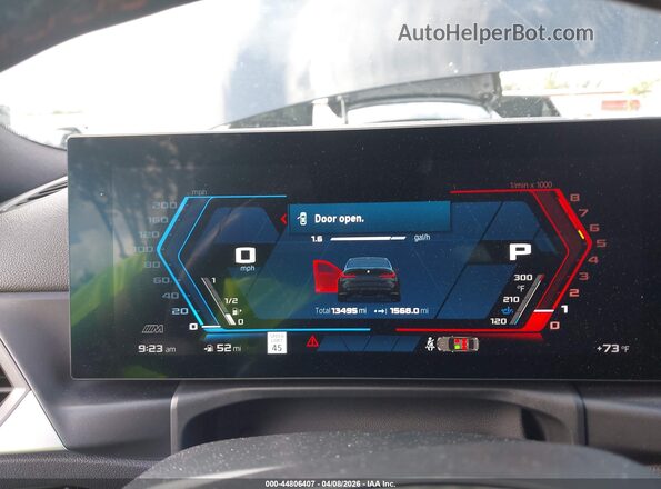 WBS33AY03RFS16488 2024 BMW M3 Черный Вид задних сидений
