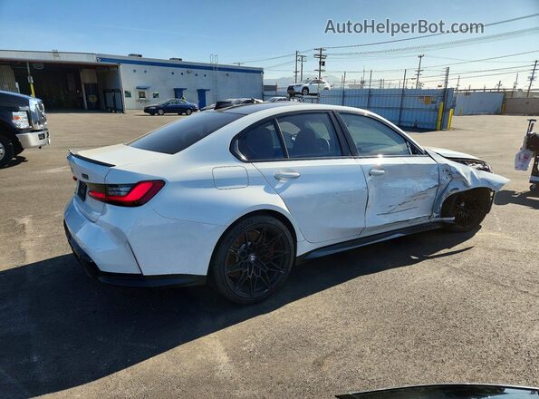 WBS33AY05NFL65091 2022 BMW M3 White Задня права чверть