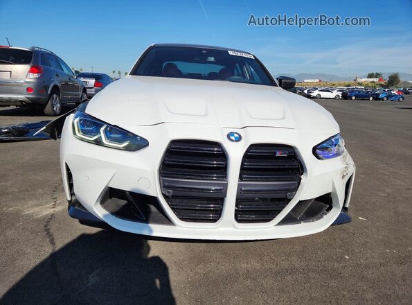 WBS33AY05NFL65091 2022 BMW M3 White Вид спереду