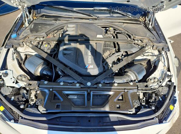 WBS33AY05NFL65091 2022 BMW M3 White Вид задньої частини салону