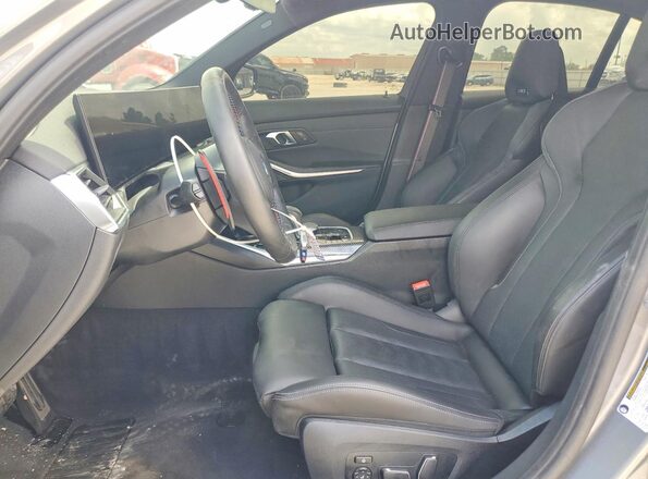 WBS33AY07RFS83644 2024 BMW M3 Gray Widok wnętrza z przodu