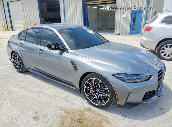 WBS33AY07RFS83644 2024 BMW M3 Gray Przód prawy