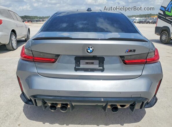 WBS33AY07RFS83644 2024 BMW M3 Gray Widok z tyłu