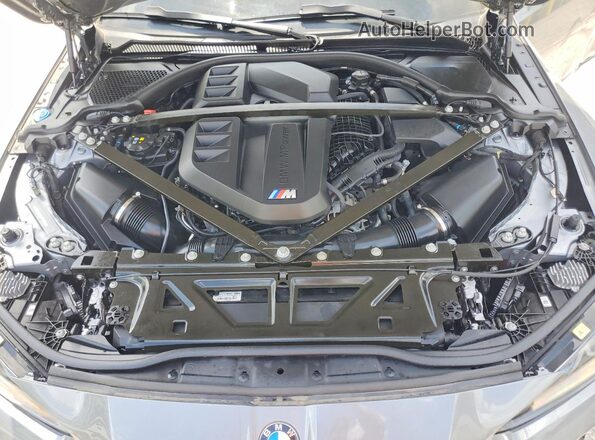 WBS33AY07RFS83644 2024 BMW M3 Gray Widok komory silnika
