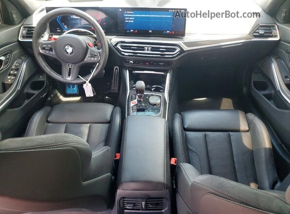 WBS33AY07RFS83644 2024 BMW M3 Gray Widok deski rozdzielczej