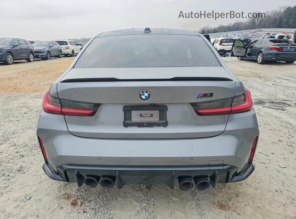 WBS33AY08PFP90601 2023 BMW M3 Серый Вид сзади