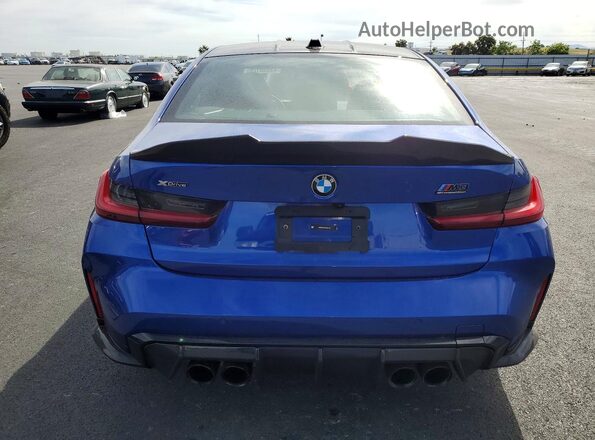 WBS33HJ07TFV51151 2026 BMW M3 Blue Հետևի տեսք