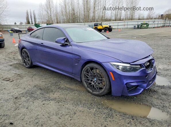 WBS4Y9C08LFJ56159 2020 BMW M4 Purple Առջևի աջ