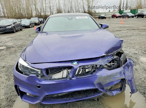WBS4Y9C08LFJ56159 2020 BMW M4 Purple Դիմացի տեսք