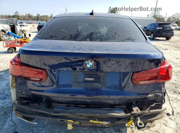 WBS8M9C52GP967089 2016 BMW M3 Blue უკანა ხედი
