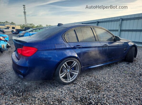 WBS8M9C59J5K99150 2018 BMW M3 Blue Հետևի աջ
