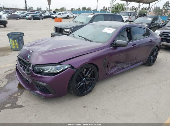 WBSGV0C06RCR25429 2024 BMW M8 Purple Передня ліва чверть
