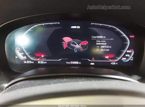WBSJF0C00LCE42886 2020 BMW M5 Gray 