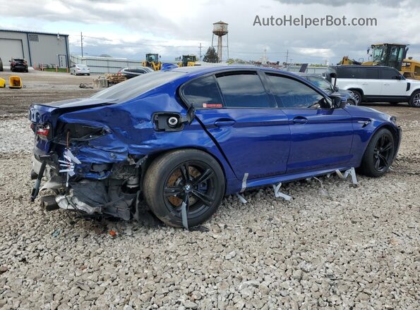 WBSJF0C50KB446921 2019 BMW M5 Blue Rear right
