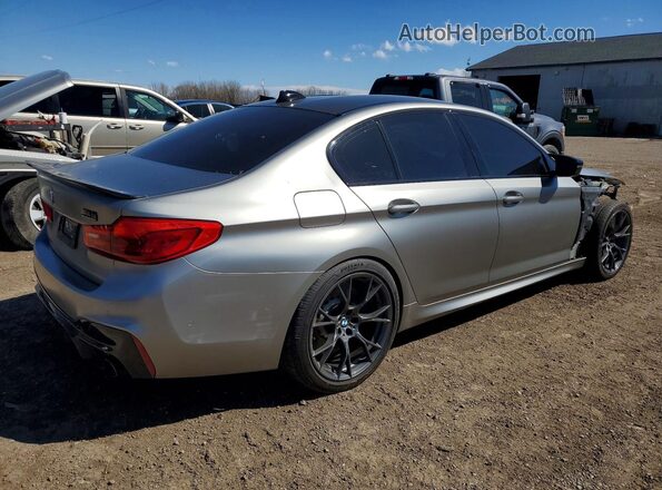 WBSJF0C55KB448213 2019 BMW M5 Gray უკანა მარჯვენა