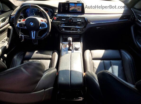 WBSJF0C55KB448213 2019 BMW M5 Gray წინა პანელის ხედი