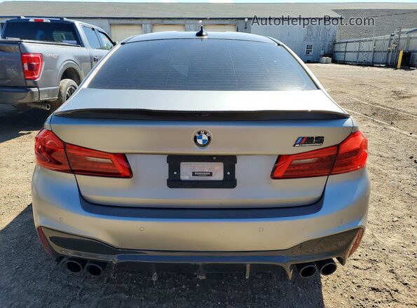 WBSJF0C55KB448213 2019 BMW M5 Gray უკანა ხედი
