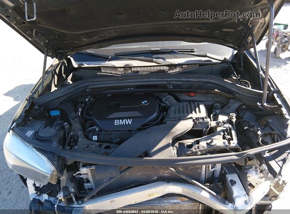 WBXHT3C31G5E56951 2016 BMW X1 Black Вид ззаду