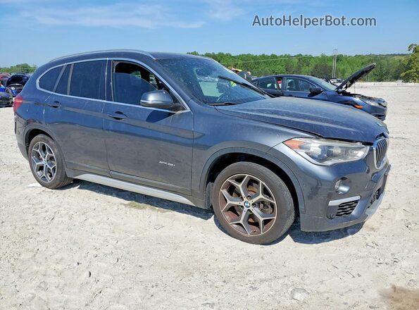 WBXHT3C33G5E55882 2016 BMW X1 Gray Передня права чверть