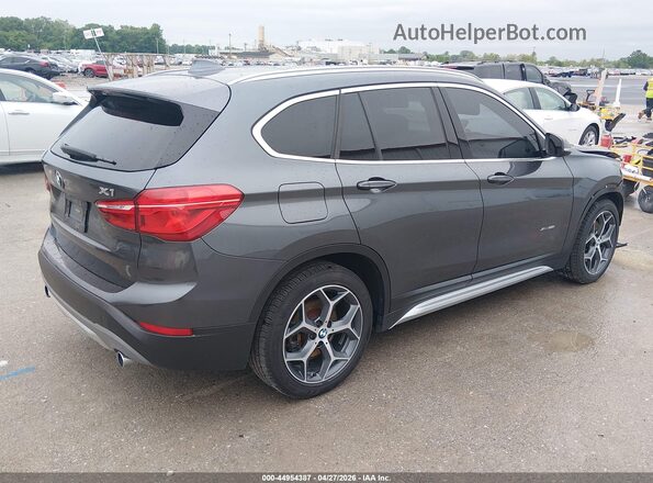 WBXHT3C33J5F90366 2018 BMW X1 Gray Հետևի աջ