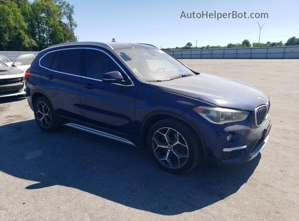 WBXHT3C34H5F84053 2017 BMW X1 Blue წინა მარჯვენა