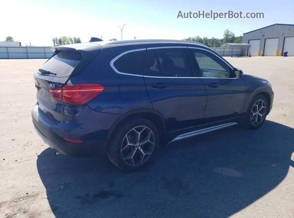 WBXHT3C34H5F84053 2017 BMW X1 Blue უკანა მარჯვენა