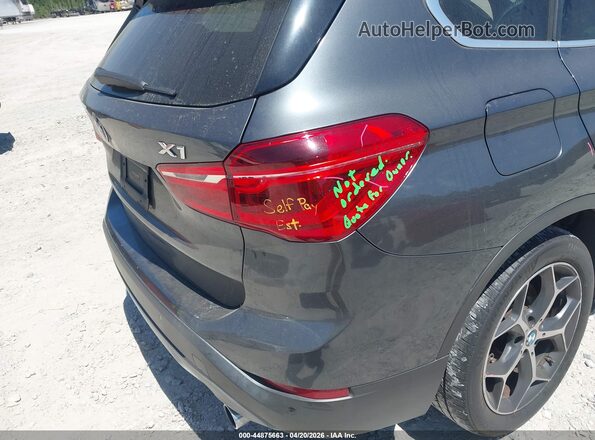 WBXHT3C35G5E48562 2016 BMW X1 Gray წინა ხედი