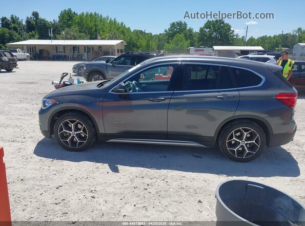 WBXHT3C35G5E48562 2016 BMW X1 Gray სალონის 360-გრადუსიანი ხედი