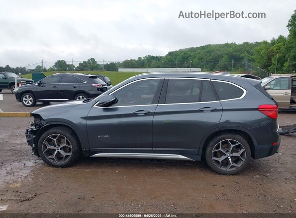 WBXHT3C37G5E51267 2016 BMW X1 Gray 