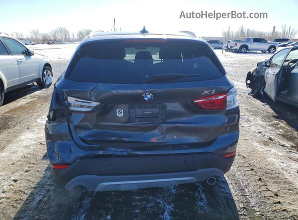 WBXHT3C37J5K30790 2018 BMW X1 Gray Հետևի տեսք