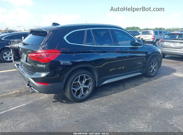 WBXHT3C38G5E52850 2016 BMW X1 Black Tył prawy