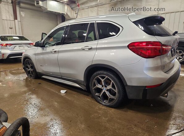 WBXHT3C38G5E56512 2016 BMW X1 Silver უკანა მარცხენა