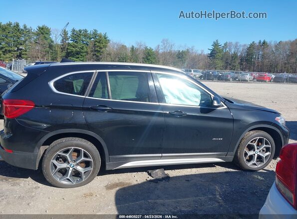WBXHT3C38H5F73685 2017 BMW X1 Black Vista del cuadro de instrumentos