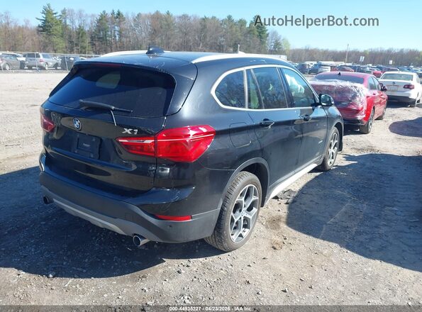 WBXHT3C38H5F73685 2017 BMW X1 Black Trasero derecho