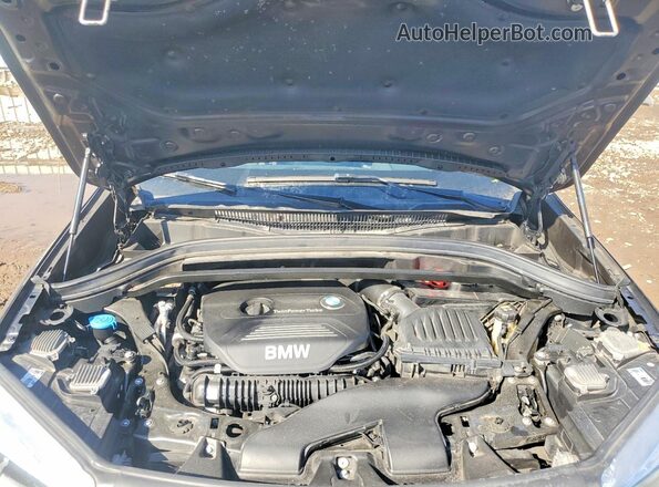 WBXHT3C38J5L32549 2018 BMW X1 Black Widok wnętrza z tyłu