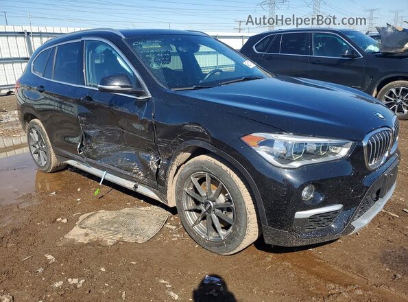 WBXHT3C38J5L32549 2018 BMW X1 Black Przód prawy