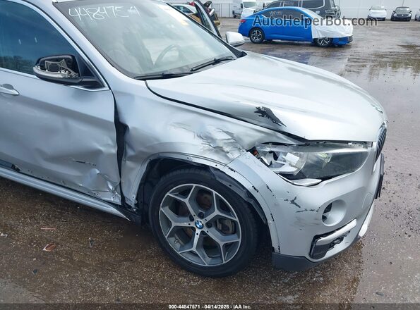 WBXHT3C39J5K22657 2018 BMW X1 Silver წინა ხედი