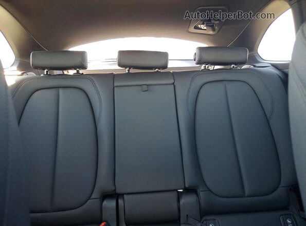 WBXHT3C52K3H36562 2019 BMW X1 Silver Rear seats view