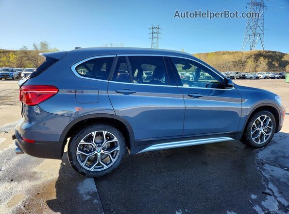 WBXJG7C01L5P35682 2020 BMW X1 Серый Задняя правая четверть