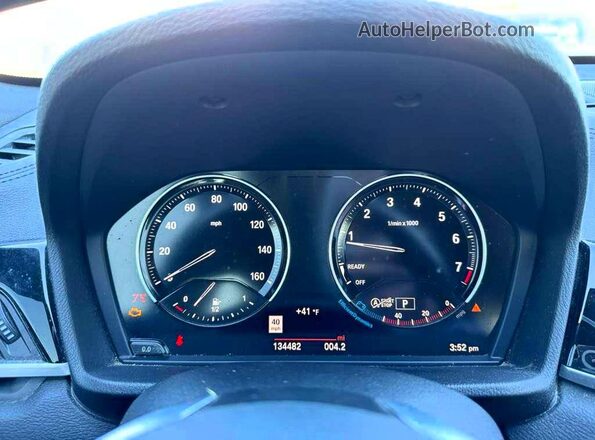 WBXJG7C01M5S99160 2021 BMW X1 Black Widok deski rozdzielczej