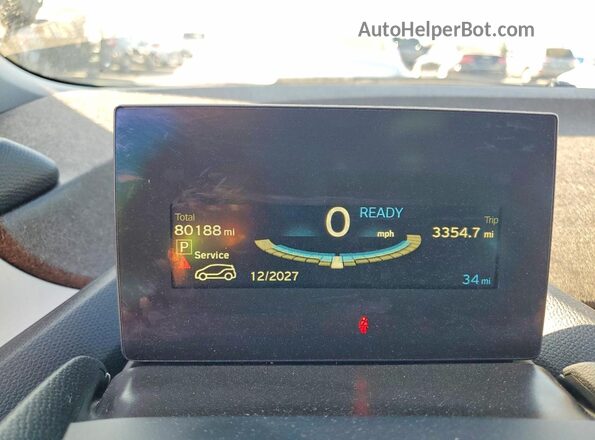 WBY1Z2C5XGV556499 2016 BMW I3 Two Tone Instrument cluster view