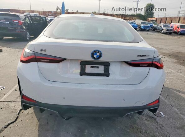 WBY43AW00RFS86138 2024 BMW I4 White Հետևի տեսք